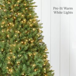 Best Choice Products Pre-Lit Hinged Douglas Full Fir Artificial Christmas Tree Holiday Decoration w/ Lights