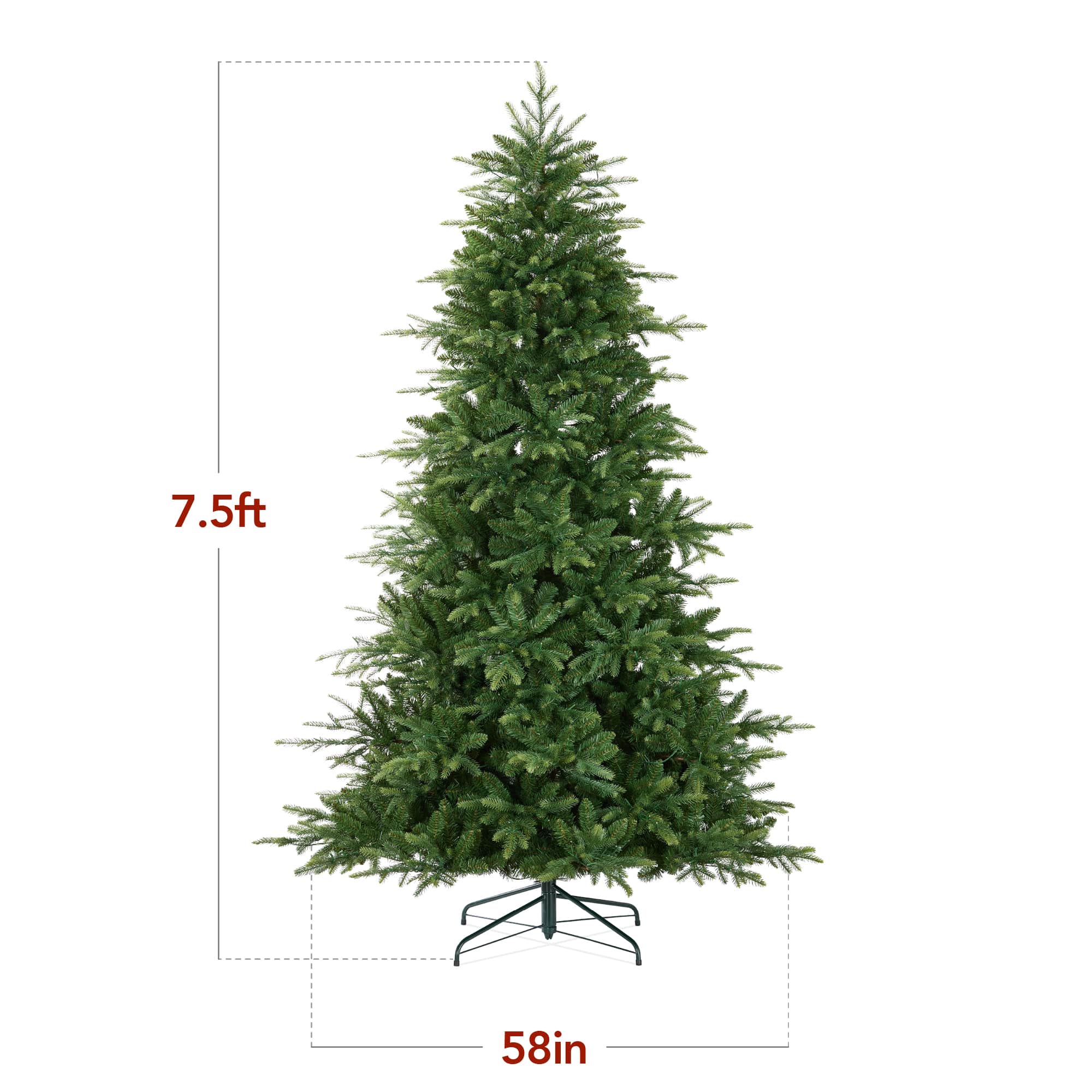 Best Choice Products Pre-Lit Artificial Full Aspen Noble Fir Christmas Tree w/ 2-in-1 Glowing Micro LEDs
