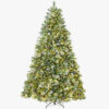 Best Choice Products Pre-Lit Frosted Scotch Pine Christmas Tree w/ 2-In-1 LED Lights