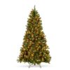 Best Choice Products 12ft Pre-Lit Pre-Decorated Holiday Spruce Christmas Pine Tree w/ 4188 Tips 1300 Lights Metal Base