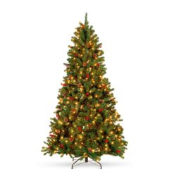 Best Choice Products 12ft Pre-Lit Pre-Decorated Holiday Spruce Christmas Pine Tree w/ 4188 Tips 1300 Lights Metal Base