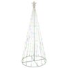 Northlight 72-in Freestanding Christmas tree Yard decoration with Multicolor LED Lights