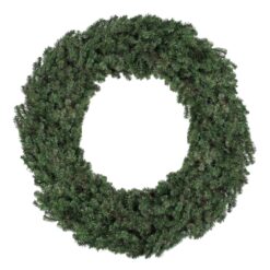Northlight 96-in Indoor/Outdoor (non powered) Green Pine Artificial Christmas Wreath
