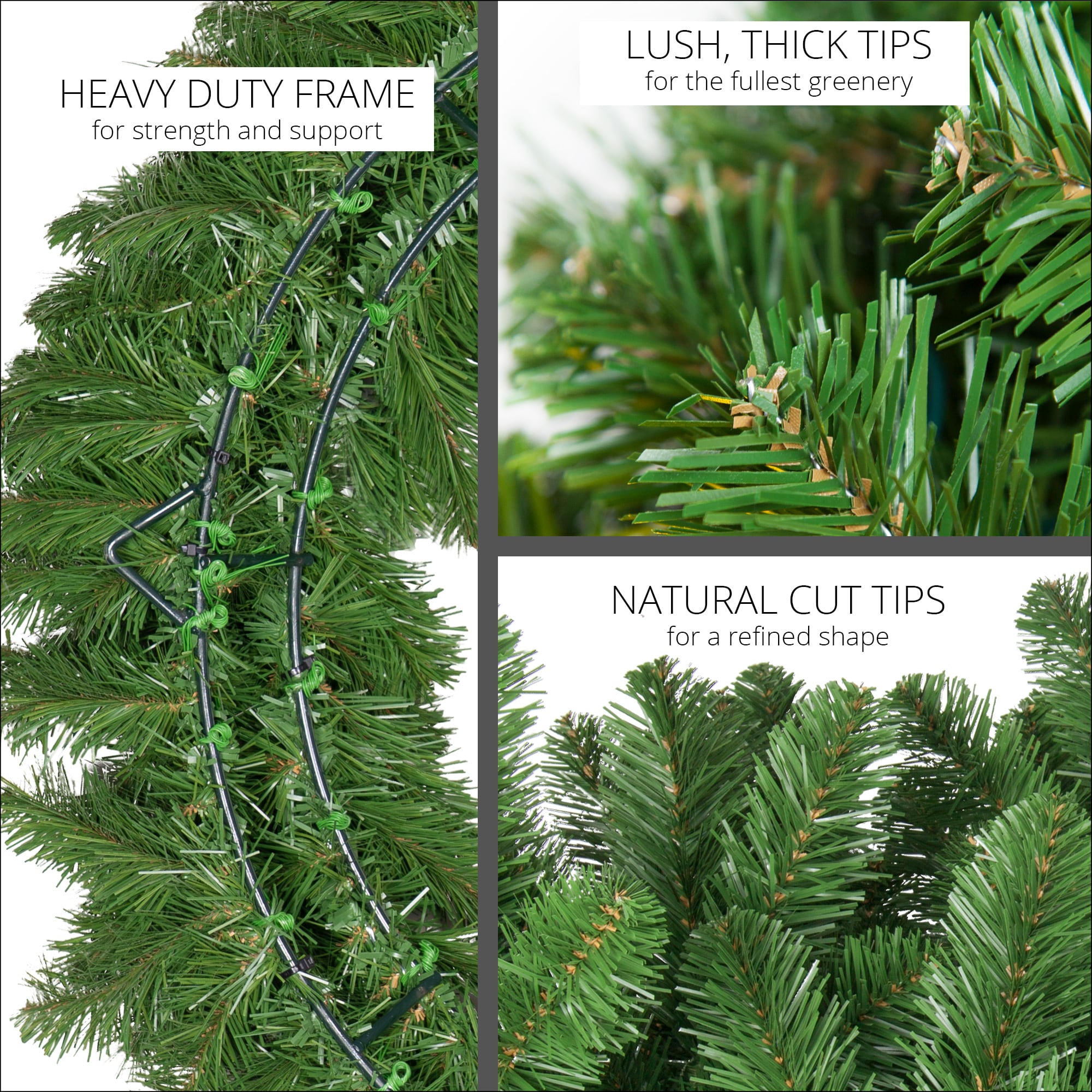 Red Sleigh 48-in Pre-lit Indoor/Outdoor Green Pine Artificial Christmas Wreath