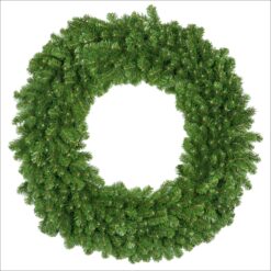 Red Sleigh 48-in Indoor/Outdoor (non powered) Green Fir Artificial Christmas Wreath
