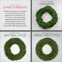 Red Sleigh 48-in Indoor/Outdoor (non powered) Green Fir Artificial Christmas Wreath