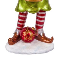 National Tree Company 36.75-in Freestanding Elf Yard decoration with Multicolor LED Lights