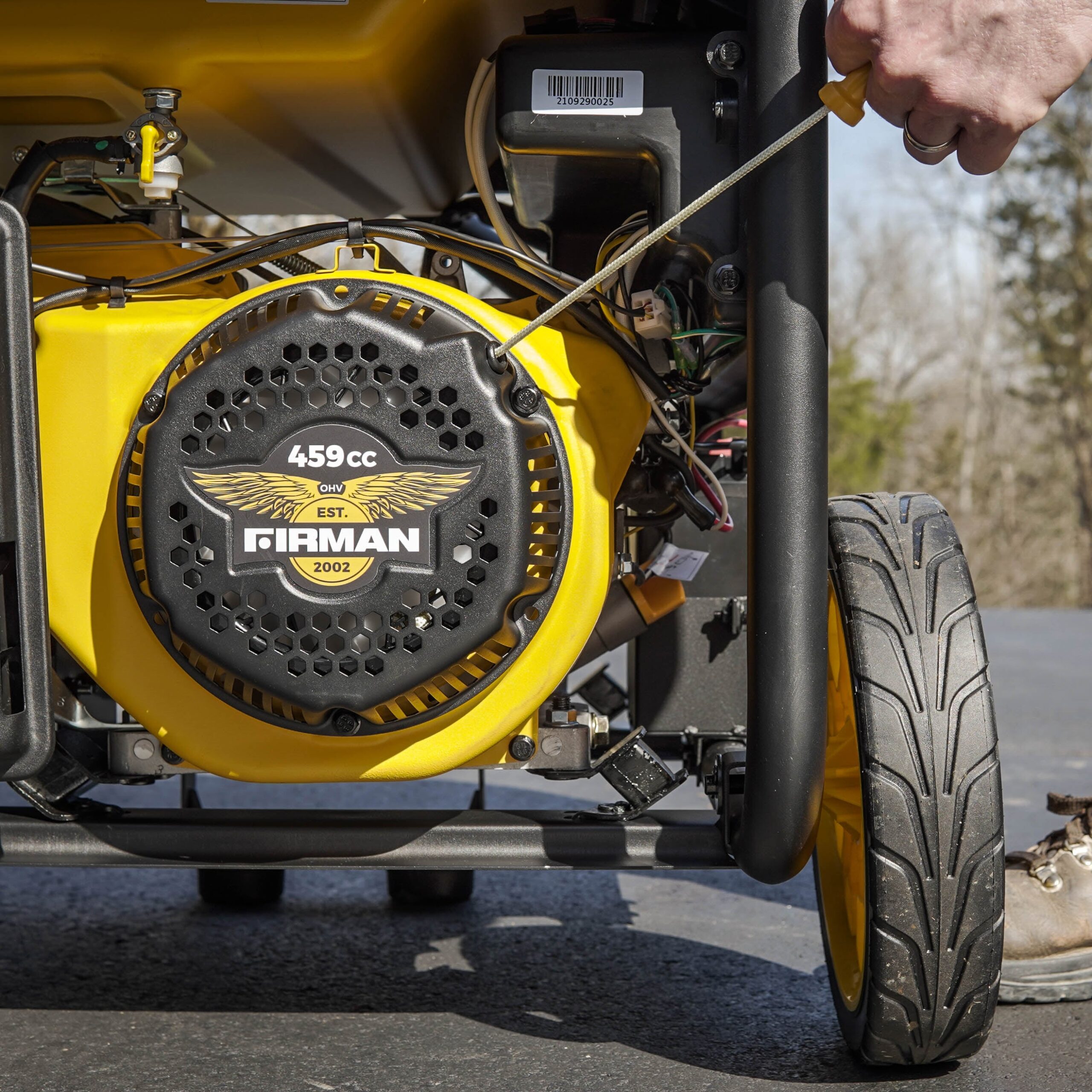 Firman P09201 Remote Start 120/240V with 50 AMP 11400 / 9200 -Watt Single fuel Portable Generator