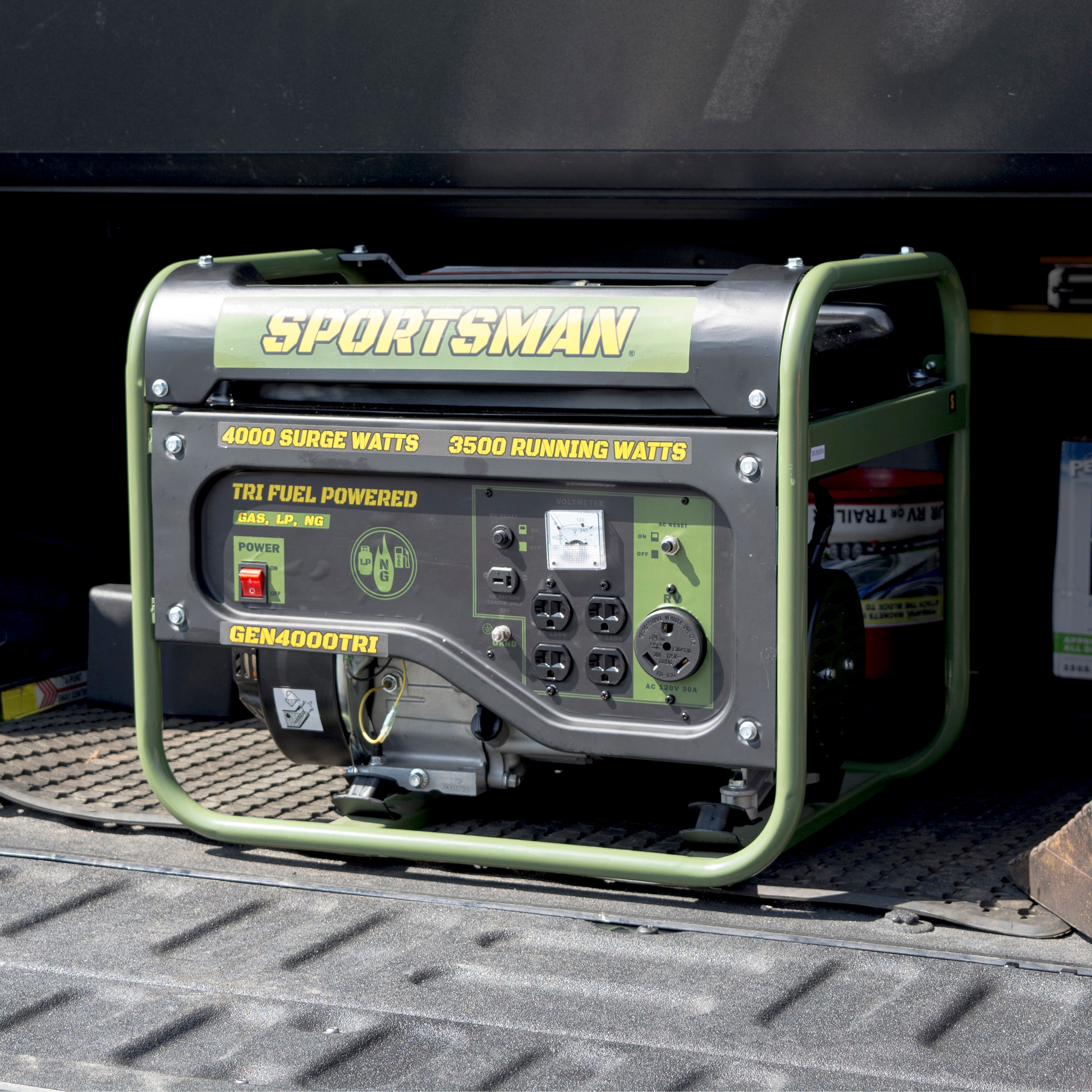 Sportsman 4000 / 3500 -Watt Tri fuel Portable Generator