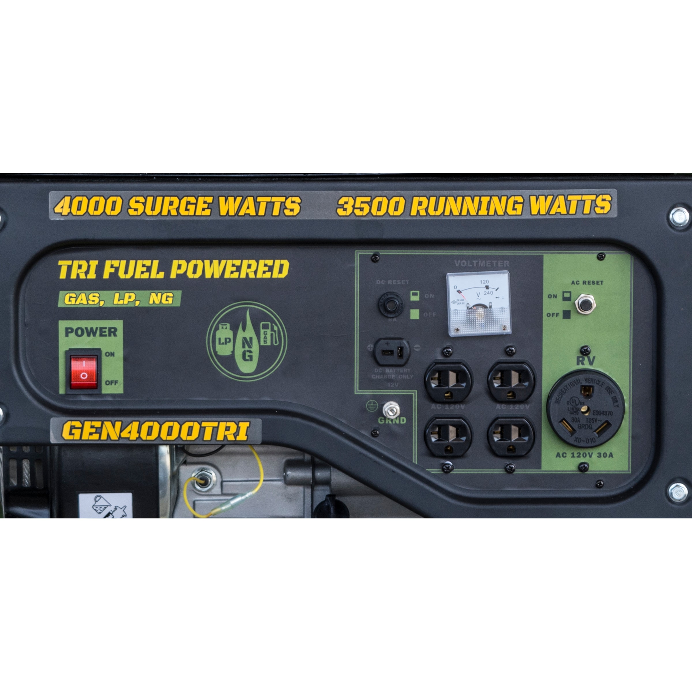 Sportsman 4000 / 3500 -Watt Tri fuel Portable Generator