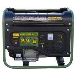 Sportsman Compact Lightweight CO Detecting Auto Shutoff 4000 / 3500 -Watt Dual fuel Portable Generator