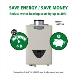 A.O. Smith Signature Series 8-GPM 190000-BTU Indoor Natural Gas/Liquid Propane Tankless Water Heater