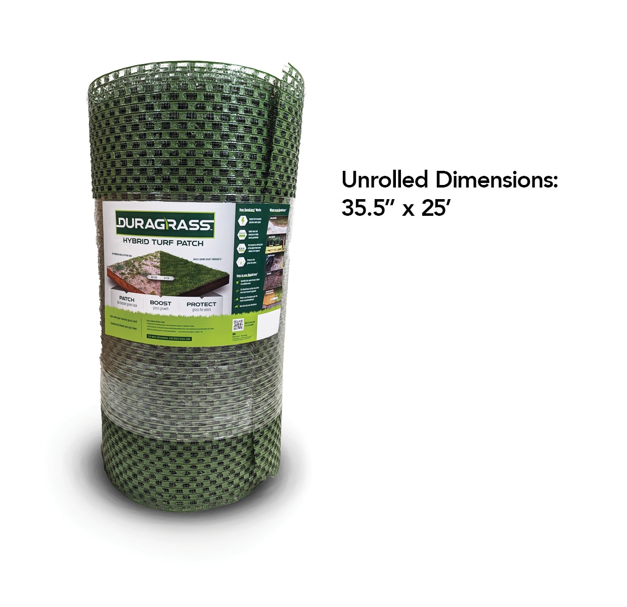 DURAGRASS Artificial grass Hybrid Turf Patch 25-ft x 3-ft Artificial Grass