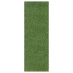 Ottomanson Artificial grass 7x24 Realistic Fake Grass Turf Carpet for Sports Patio Lawn 6.5-ft x 24-ft Artificial Grass