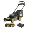 CAT 36-volt, (2 x 18-volt) 8 Ah Batteries 21-in Self Propelled Battery Walk Mower with