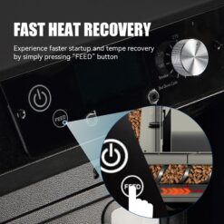 Z GRILLS ZPG-450B 459-Sq. in Black Pellet Grill