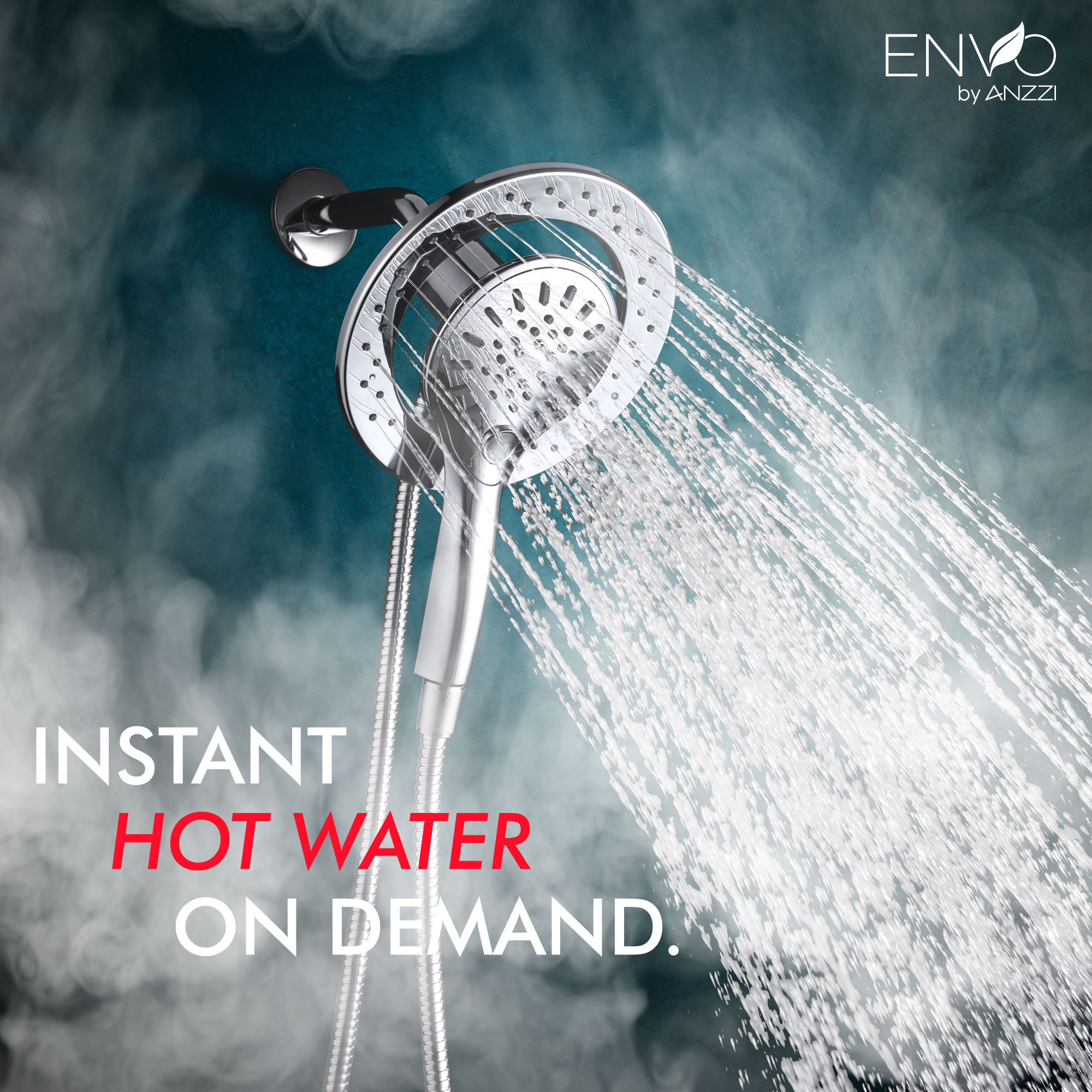 ANZZI ENVO 240-Volt 24-kW-kW 4.5-GPM Point Of Use Tankless Electric Water Heater