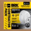 First Alert BRK 10-Year Battery, Hardwired (with Battery Backup) Smart Ionization Combination Smoke and Carbon Monoxide Detector 6 -Pack