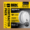 First Alert BRK Hardwired (with Battery Backup) Smart Photoelectric Interconnected Combination Smoke and Carbon Monoxide Detector with Voice Alert 6 -Pack