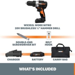 Worx WX352L 20V Power Share 1/2