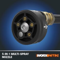 Worx Nitro Hydroshot 20V 710PSI Light-Duty Electric Pressure Washer with Brushless Motor Cordless – Battery & Charger Included