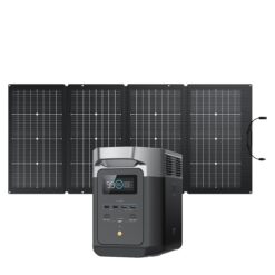 EcoFlow DELTA 2 with 220W SP 1800 -Watts Portable Power Station 1 Solar Panels Included