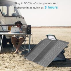 EcoFlow DELTA 2 with 220W SP 1800 -Watts Portable Power Station 1 Solar Panels Included