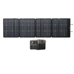 EcoFlow RIVER 2 Max with NextGen 160W Solar Panel 500 -Watts Portable Power Station 1 Solar Panels Included