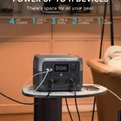 EcoFlow RIVER 2 Max with NextGen 160W Solar Panel 500 -Watts Portable Power Station 1 Solar Panels Included