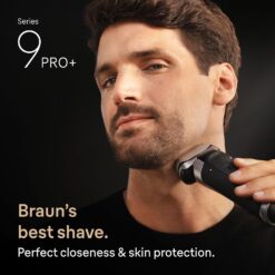 Braun Series 9 PRO+ Electric Shaver, Pro SensoAdapt, 6in1 SmartCare Center, 9697CC, Silver
