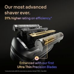Braun Series 9 PRO+ Electric Shaver, Pro SensoAdapt, 6in1 SmartCare Center, 9660CCPS, Black