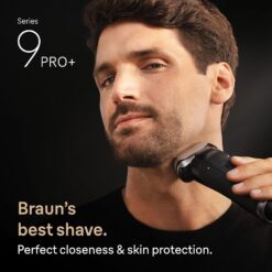 Braun Series 9 PRO+ Electric Shaver, Pro SensoAdapt, 6in1 SmartCare Center, 9660CCPS, Black