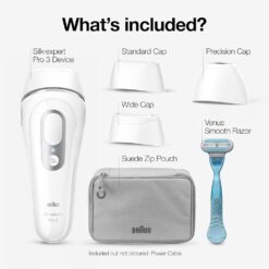 Braun IPL Long-Lasting Hair Removal System for Women and Men, Silk Expert Pro 3 PL3221
