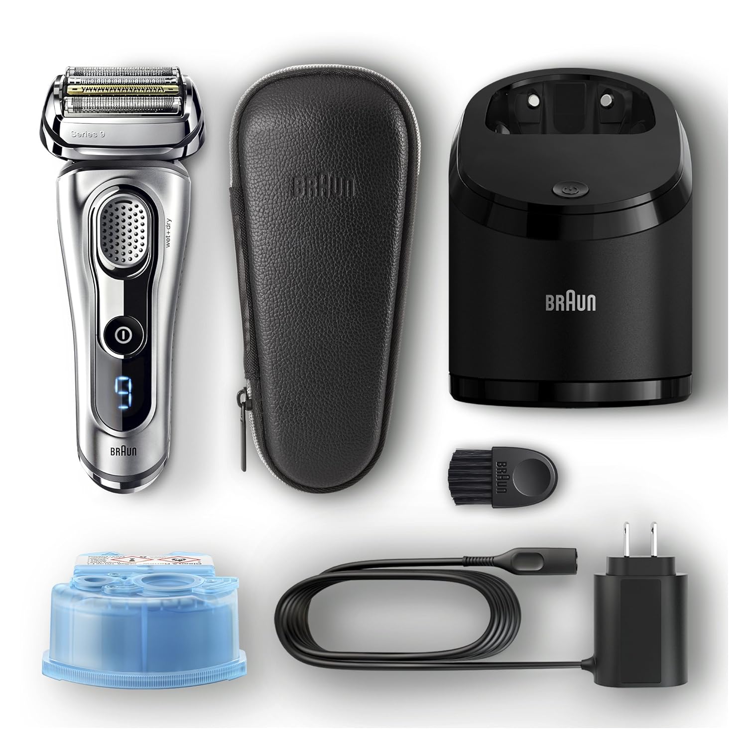 Braun Electric Razor for Men Foil Shaver with Precision Beard Trimmer, Rechargeable, 6 Piece Set