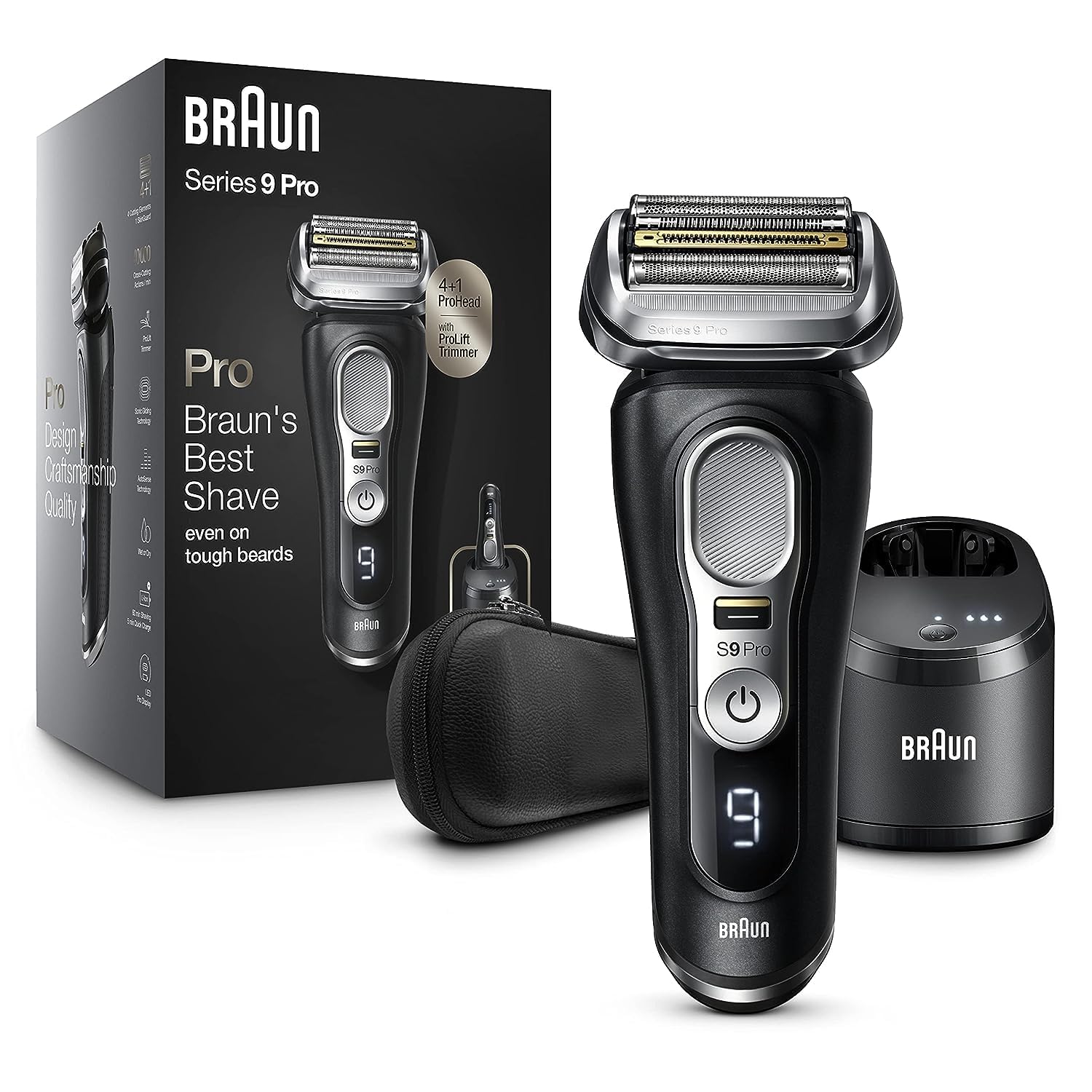 Braun Electric Razor,Waterproof Foil Shaver for Men,Series 9 Pro 9460cc
