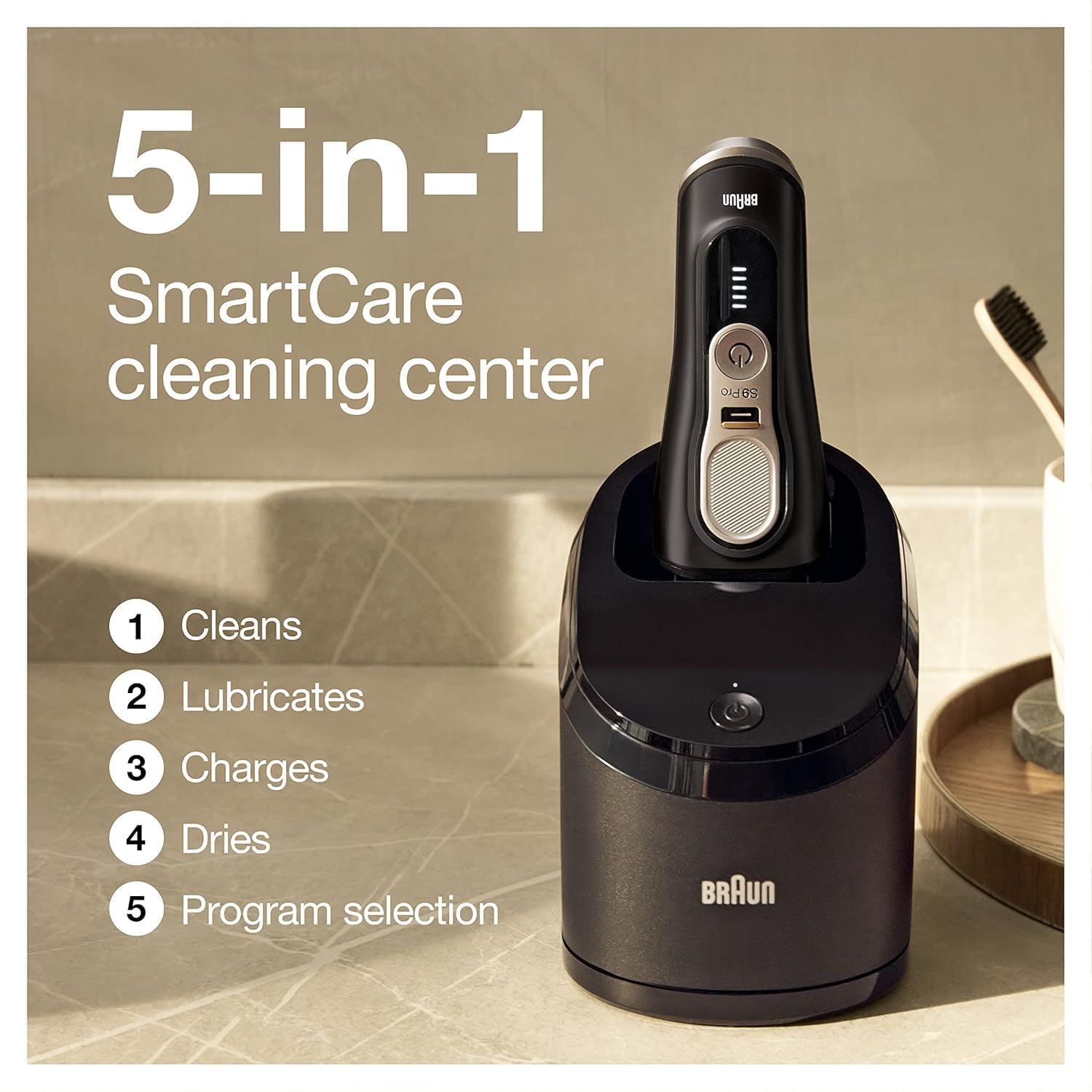 Braun Electric Razor,Waterproof Foil Shaver for Men,Series 9 Pro 9460cc