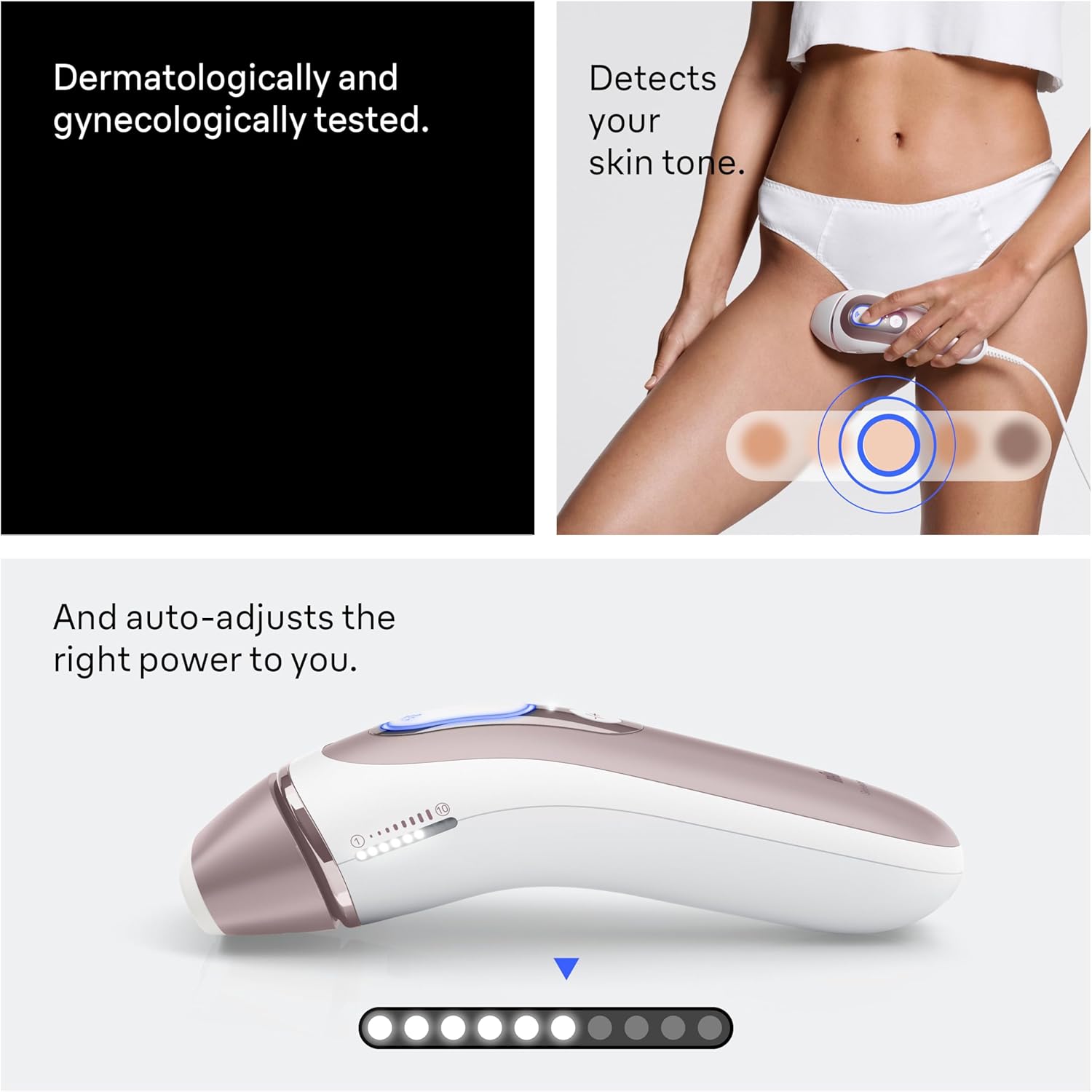 Braun Smart IPL, Skin i·Expert Pro 7: Hair Removal, Permanent Visible Hair Reduction, IPL7387
