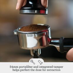 Breville Infuser Espresso Machine BES840XL, 10.25 x 12.5 x 13.25 Inches, Black Sesame