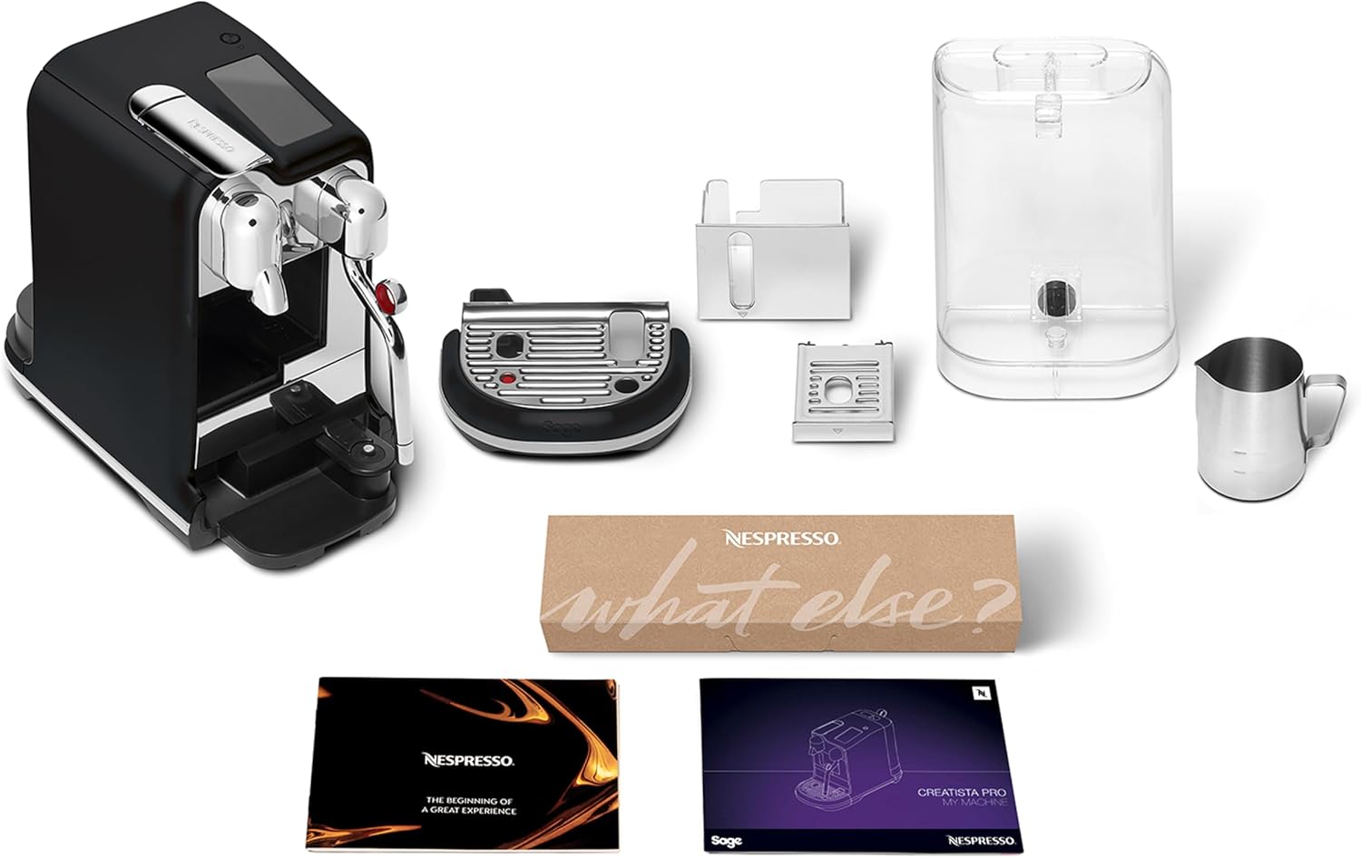Nespresso Creatista Pro Espresso Machine by Breville, Black Truffle