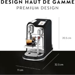 Nespresso Creatista Pro Espresso Machine by Breville, Black Truffle