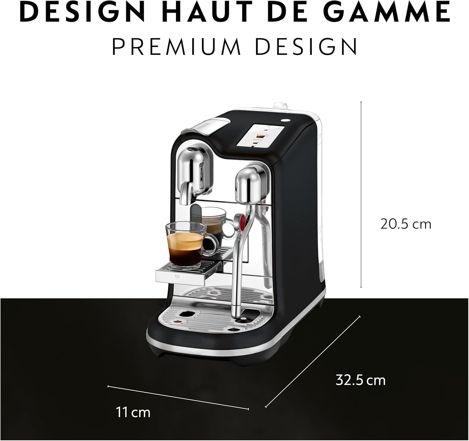Nespresso Creatista Pro Espresso Machine by Breville, Black Truffle