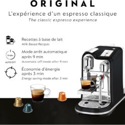 Nespresso Creatista Pro Espresso Machine by Breville, Black Truffle