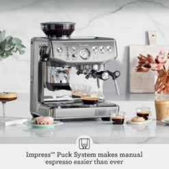 Breville Barista Express Impress BES876BST, Black Stainless Steel