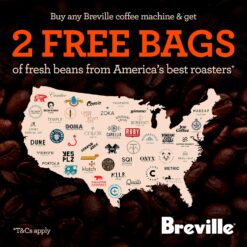 Breville Barista Express Impress Espresso Machine BES876BTR, Black Truffle