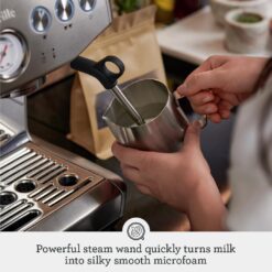 Breville Barista Express Impress Espresso Machine BES876OLT, Olive Tapenade