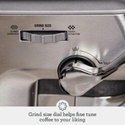 Breville Barista Express Impress Espresso Machine BES876OLT, Olive Tapenade