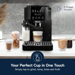 De'Longhi Magnifica Start Automatic Espresso Machine with Auto Milk Frother & Built in Grinder