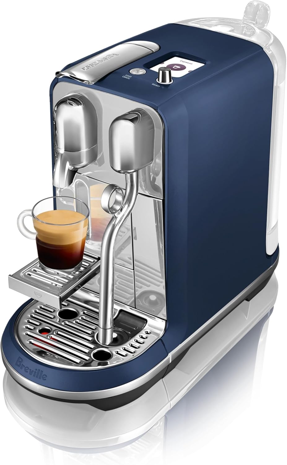 Nespresso Creatista Plus Espresso Machine by Breville, Damson Blue