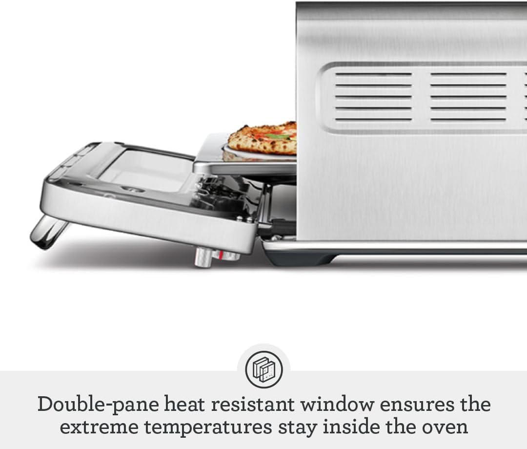 Breville BPZ820BSS Smart Oven Pizzaiolo Countertop Pizza Maker, Brushed Stainless Steel
