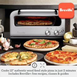 Breville BPZ820BSS Smart Oven Pizzaiolo Countertop Pizza Maker, Brushed Stainless Steel